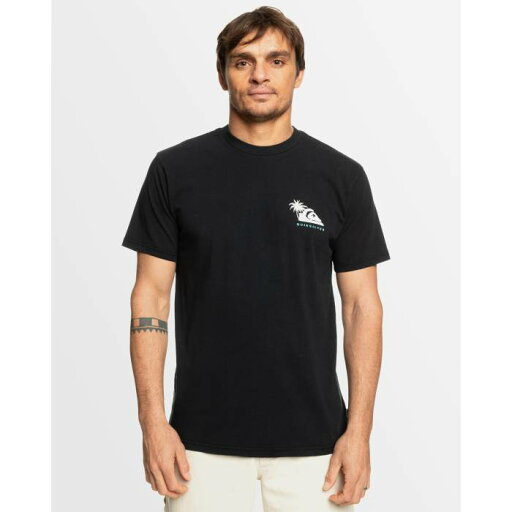 クイックシルバー Quiksilver 【 Mens Palm Island T-Shirt Mens Black 】 メンズ Tシャツ メンズファッション トップス Tシャツ カットソー メンズ 黒色 ブラック クイックシルバー Quiksilver 【 Mens Palm Island T-Shirt Mens Black 】 メンズ Tシャツ メンズファッション トップス Tシャツ カットソー メンズ 黒色 ブラック