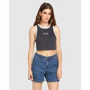 ボルコム Volcom 【 Womens Krafty Shorts Womens Indigo Ridge Wash 】 レディース ショーツ レディースファッション トップス タンクトップ レディース 藍色・インディゴ(4)