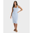 ロキシー Roxy 【 Womens Base Rib Dress Womens Soft Chambray 】 レディース ドレス レディースファッション ドレス レディース(4)