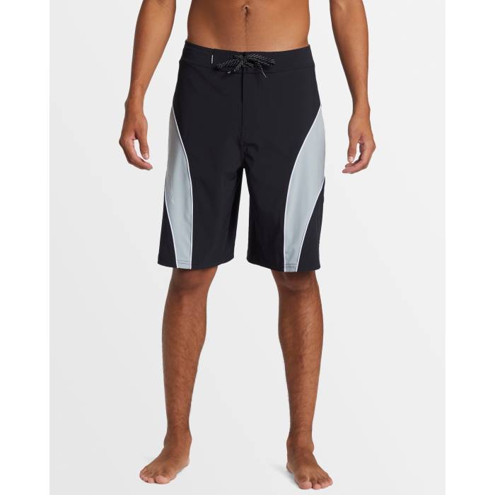 クイックシルバー Quiksilver 【 Mens Mercury Slash Panel 20" Boardshorts Mens Black 】 メンズ メンズファッション 水着 メンズ 黒色 ブラック