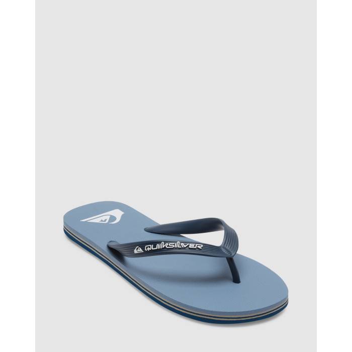 クイックシルバー Quiksilver 【 Mens Molokai Core Thongs Mens Blue 4 】 メンズ コア 靴 メンズ靴 ..