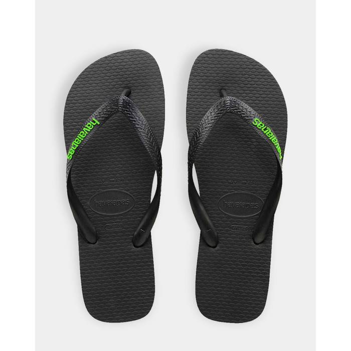ハワイアナス Havaianas 【 Mens Rubber Logo Thongs Mens Pto/Vd Neon 】 メンズ ラバー ロゴ メンズ