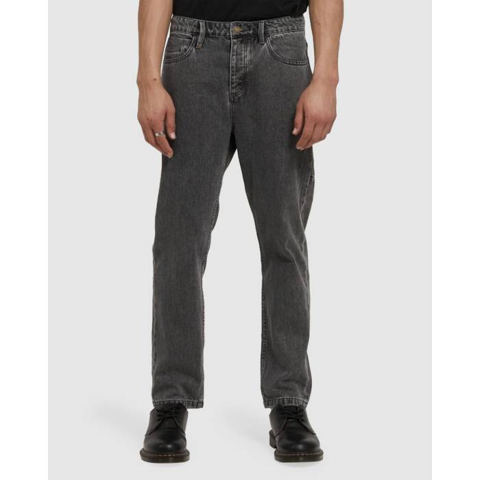 Thrills  Mens Straight Line Denim Jeans Mens Asphalt Grey   ǥ˥ ...