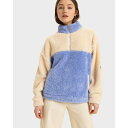 ロキシー Roxy 【 Womens Jive Talking Block Fleece Jacket Womens Parchment 】 レディース フリース Jacket ジャケット レディースファッション トップス スウェット トレーナー レディース