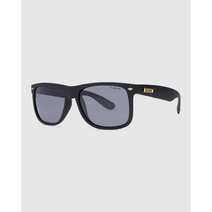 【★スーパーSALE★6/11深夜2時迄】Liive 【 El Capitan Polarized Sunglasses Mens Matt Black 】 サングラス メンズ 黒色 ブラック