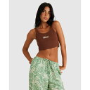 ルーカ Rvca 【 Womens Exotica Scooped Tank Top Womens Hazelnut 】 レディース タンクトップ レディースファッション トップス タンクトップ レディース(4)