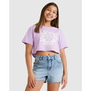 ビラボン Billabong 【 Girls 6-14 Vintage Surf True Boy Crop T-Shirt Girls Tulip 】 vintage ビンテージ・ヴィンテージ Crop クロップ Tシャツ キッズ ベビー マタニティ キッズファッション トップス Tシャツ カ
