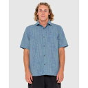 ラスティ Rusty 【 Mens Datsun Drop Short Sleeve Shirt Mens China Blue 】 メンズ Sleeve スリーブ メンズファッション トップス カジュアルシャツ メンズ 青色 ブルー