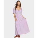 ビラボン Billabong 【 Womens Lilac Lover Maxi Dress Womens Peaceful Lilac 】 レディース ドレス レディースファッション ドレス レディース(4)