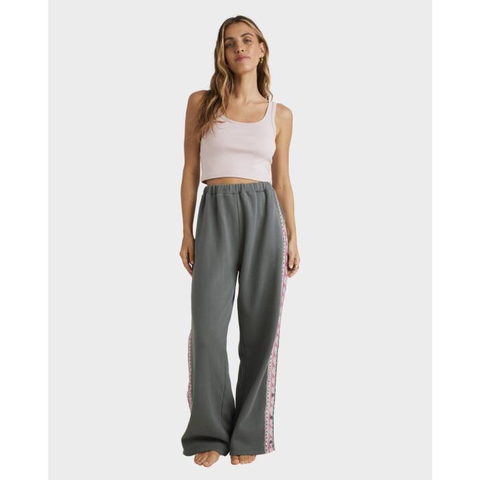 ӥܥ Billabong  Womens The Way Back Track Pants Womens Eucalyptus  ...