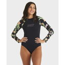 ロキシー Roxy 【 Womens Island Escape Active Long Sleeve One Piece Womens Anthracite ...