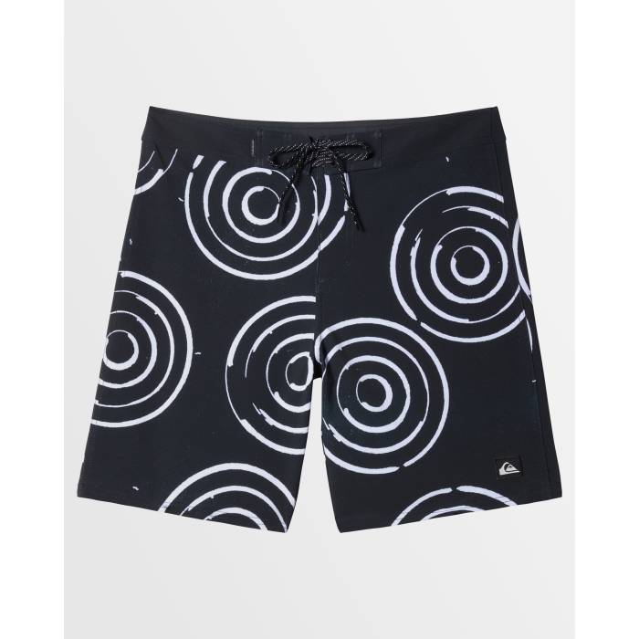 クイックシルバー Quiksilver 【 Mens Surfsilk Straight 18" Boardshorts Mens Black 】 メンズ メンズファッション 水着 メンズ 黒色 ブラック