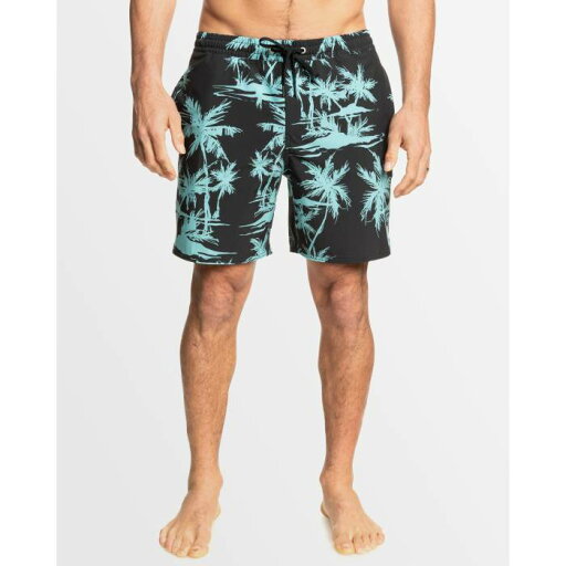 クイックシルバー Quiksilver 【 Mens Palmz Volley 17" Swim Shorts Mens Black 】 メンズ ショーツ メンズファッション 水着 メンズ 黒色 ブラック クイックシルバー Quiksilver 【 Mens Palmz Volley 17" Swim Shorts Mens Black 】 メンズ ショーツ メンズファッション 水着 メンズ 黒色 ブラック