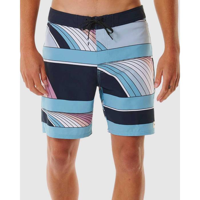 リップカール Rip Curl 【 Mens Mirage Surf Revival Lines Boardshorts Mens Dusty Blue 】 メンズ メンズファッション 水着 メンズ 青色 ブルー