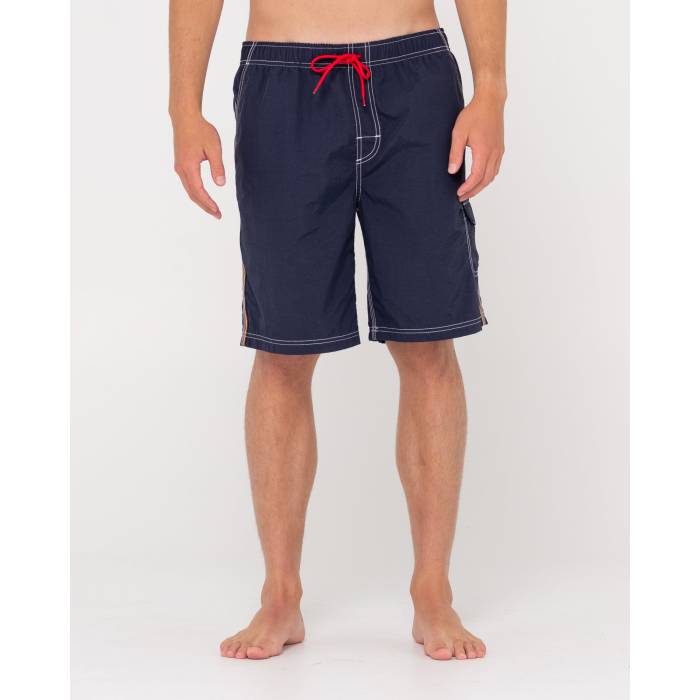 饹ƥ Rusty  Mens Tripped Out Elastic Boardshorts Mens Navy Blue  ...