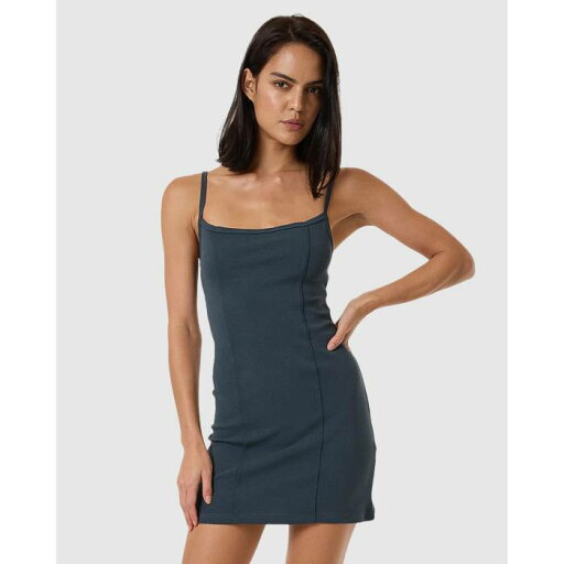 Thrills 【 Womens Rib Seam Mini Dress Womens Dark Slate 】 レディース ドレス レディースファッション ドレス レディース Thrills 【 Womens Rib Seam Mini Dress Womens Dark Slate 】 レディース ドレス レディースファッション ドレス レディース