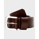 クイックシルバー Quiksilver 【 Mens Stitchin Faux Leather Belt Mens Chocolate Brown 】 メンズ...
