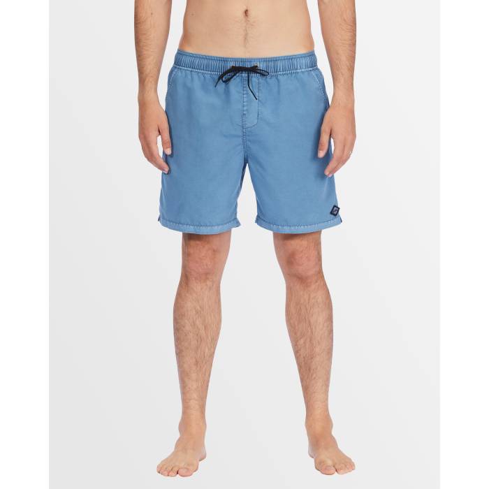 ビラボン Billabong 【 Mens All Day Over Dye Layback 17" Boardshorts Mens Steel Blue 】 メンズ メンズファッション 水着 メンズ Steel スティール 青色 ブルー