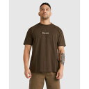 ルーカ Rvca 【 Mens Circa T-Shirt Mens Chocolate 】 メンズ Tシャツ メンズファッション トップス Tシャツ カットソー メンズ