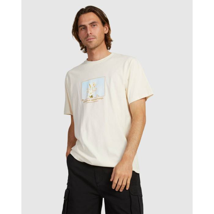 Thrills  Mens Deadly Beautiful Merch Fit T-Shirt Mens Heritage White ...