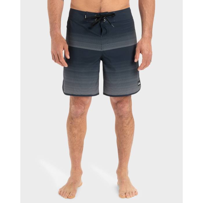 クイックシルバー Quiksilver 【 Mens Surfsilk Scallop 18" Boardshorts Mens Dark Navy Tijuana 】 メンズ メンズファッション 水着 メンズ 紺色 ネイビー