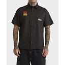 ビラボン Billabong 【 Mens Otis Circles Short Sleeve Shirt Mens Black 】 メンズ Sleeve スリーブ メンズファッション トップス カジュアルシャツ メンズ 黒色 ブラック(4)
