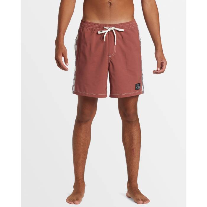 クイックシルバー Quiksilver 【 Mens Original Arch Volley 17" Swim Shorts Mens Henna 】 メンズ ショーツ メンズファッション 水着 メンズ