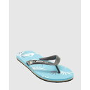 クイックシルバー Quiksilver 【 Mens Molokai Art Beach Thongs Mens Blue 5 】 メンズ アート 靴 メンズ靴...