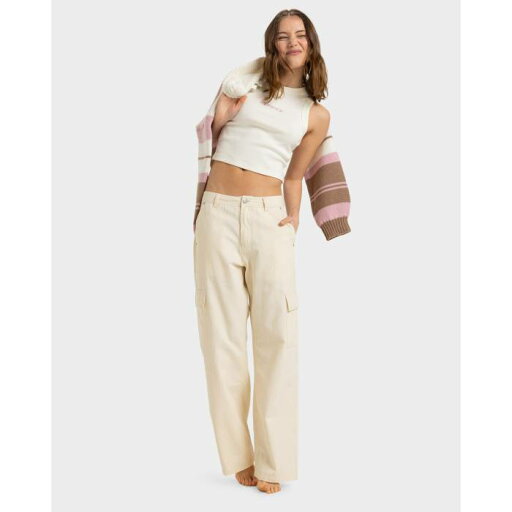 ロキシー Roxy 【 Womens Left Again Cargo Pants Womens Parchment 】 レディース カーゴ レディースファッション ボトムス パンツ レディース ロキシー Roxy 【 Womens Left Again Cargo Pants Womens Parchment 】 レディース カーゴ レディースファッション ボトムス パンツ レディース