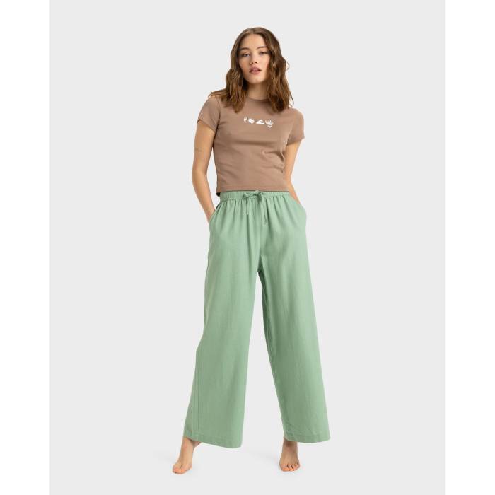 ロキシー Roxy 【 Womens Lekeitio Break Mid Pants Womens Basil 】 レディース ミッド レディースフ..