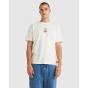 ルーカ Rvca 【 Mens Charmer T-Shirt Mens Antique White 】 メンズ Tシャツ メンズファッション トップス Tシャツ カットソー メンズ 白色 ホワイト