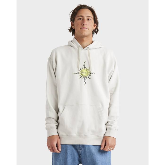 クイックシルバー Quiksilver 【 Mens Solaris Pullover Hoodie Mens Lunar Rock 】 メンズ フーディー パーカー メンズファッション トップス スウェット トレーナー メンズ ルーナー・ルナー