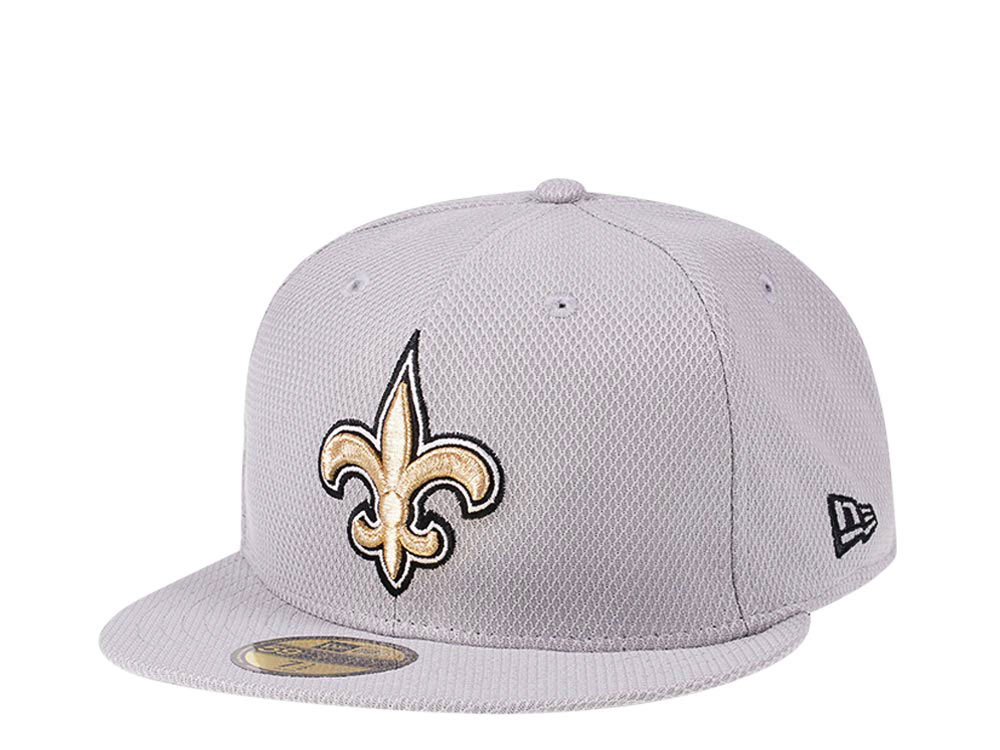 ニューエラ New Era 【 New Orleans Saints All About 59Fifty Fitted Hat 】 ニューオーリンズ・セインツ Grey 灰色 グレー