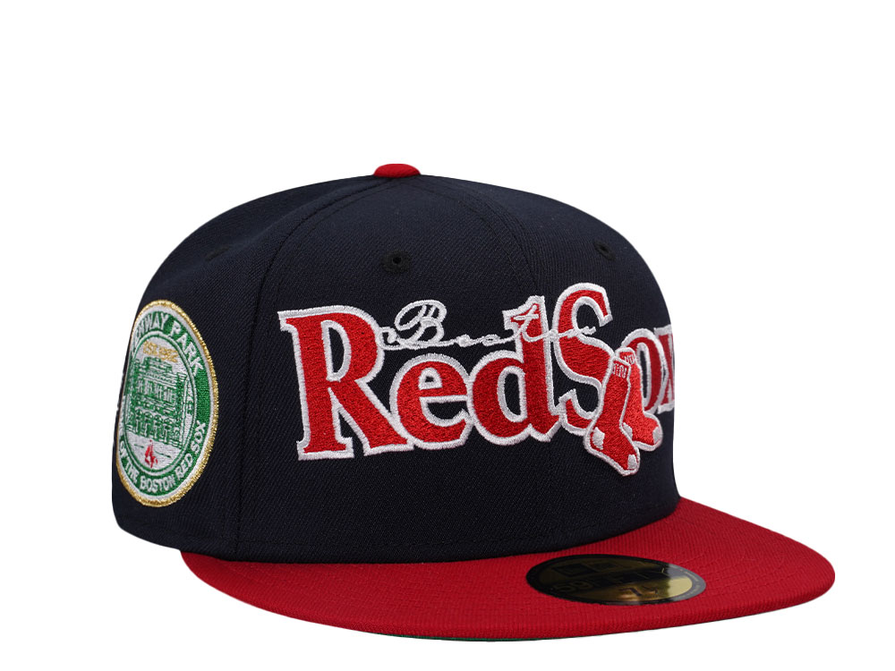 ニューエラ New Era 【 59FIFTY ボストン レッドソックス フェンウェイパーク スローバック ツートーン キャップ ユニセックス 】 Red 赤色 レッド