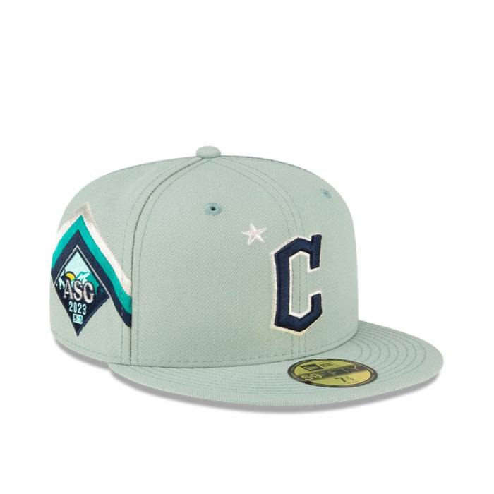 ニューエラ New Era 【 Cleveland Guardians All Star Game 2023 On Field 59Fifty Fitted Hat Men Green 】 クリーブランド Game ゲーム Field フィールド バッグ 小物 ブランド雑貨 帽子 メンズ帽子 キャップ メンズ green(4)