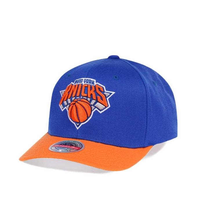 ミッチェル&ネス Mitchell & Ness 【 New York Knicks Team Two Tone Red Line Solid Flex Snapback Hat Men Blue 】 ニックス Team チーム Red 赤・レッド ソリッド Snapback スナップバック バッグ バッグ 小物 ブランド雑