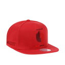 ミッチェル&ネス Mitchell & Ness 【 Portland Trail Blazers Red Hardwood Classic Snapback Hat Men Red 】 ポートランド ブレザー Red 赤・レッド クラシック Snapback スナップバック バッグ バッグ 小物 ブランド雑
