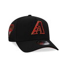 ニューエラ New Era 【 Arizona Diamondbacks Black And Red 9Forty A Frame Snapback Hat Men Black 】 アリゾナ ダイヤモンドバックス 黒色 ブラック Red 赤・レッド Snapback スナップバック バッグ バッグ 小物 ブラ(4)