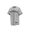 ナイキ Nike 【 Milwaukee Brewers Replica Road Mlb Jersey Men Gray 】 ミルウォーキー ブルワーズ ジャージ メンズファッション トップス その他 メンズ gray 灰色・グレー・グレイ(4)