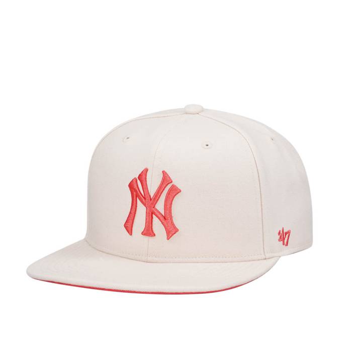 フォーティーセブンブランド 47 Brand 【 47Brand New York Yankees Natural Ballpark Captain Mvp Snapback Hat Men White 】 ヤンキース ナチュラル Snapback スナップバック バッグ バッグ 小物 ブランド雑貨 帽子 メ