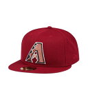 ニューエラ New Era 【 Arizona Diamondbacks Smooth Red Edition 59Fifty Fitted Hat Men Wine Red 】 アリゾナ ダイヤモンドバックス スムース Red 赤・レッド バッグ 小物 ブランド雑貨 帽子 メンズ帽子 キャップ(4)