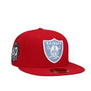 ニューエラ New Era 【 Las Vegas Raiders 60Th Anniversary Scarlet Sky Edition 59Fifty Fitted Hat Men Red 】 ベガス レイダース スカイ バッグ 小物 ブランド雑貨 帽子 メンズ帽子 キャップ メンズ Red 赤・レッド