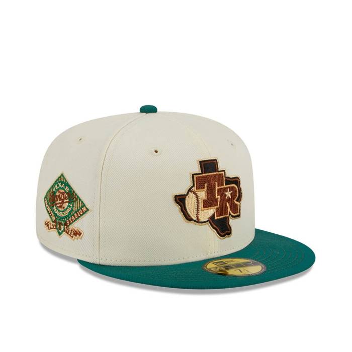 ニューエラ New Era 【 Texas Rangers Arlington Stadium Stone Two Tone Edition 59Fifty Fitted Hat Men White 】 テキサス レンジャース スタジアム バッグ 小物 ブランド雑貨 帽子 メンズ帽子 キャップ メンズ 白色