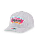 ミッチェル&ネス Mitchell & Ness 【 San Antonio Spurs Heather Gray Red Line Flex Snapback Hat Men Gray 】 スパーズ heather ヘザー gray 灰色・グレー・グレイ Red 赤・レッド Snapback スナップバック バッグ バッグ 小