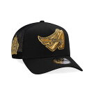 ニューエラ New Era 【 Anaheim Angels 40Th Season Black And Gold Trucker A Frame 9Forty Hat Men Black 】 アナハイム angels エンジェルス 黒色 ブラック ゴールド トラッカー バッグ 小物 ブランド雑貨 帽子 メンズ(4)