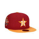 ニューエラ New Era 【 Houston Astros Silver Anniversary Color Flip Two Tone Edition 59Fifty Fitted Hat Men Red 】 ヒューストン アストロズ Silver 銀色・シルバー バッグ 小物 ブランド雑貨 帽子 メンズ帽子 キャッ