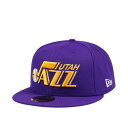 ニューエラ New Era 【 Utah Jazz Throwback Jersey Fit Edition 59Fifty Fitted Hat Men Pu...
