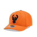 ミッチェル&ネス Mitchell & Ness 【 Milwaukee Bucks Dark Cast Red Line Flex Snapback Hat Men Orange 】 ミルウォーキー バックス Red 赤・レッド Snapback スナップバック バッグ バッグ 小物 ブランド雑貨 帽子 メ(4)
