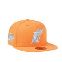 ニューエラ New Era 【 Florida Marlins World Series 1997 Frozen Mango Edition 59Fifty Fitted Hat Men Yellow 】 フロリダ マーリンズ シリーズ バッグ 小物 ブランド雑貨 帽子 メンズ帽子 キャップ メンズ yellow 黄色
