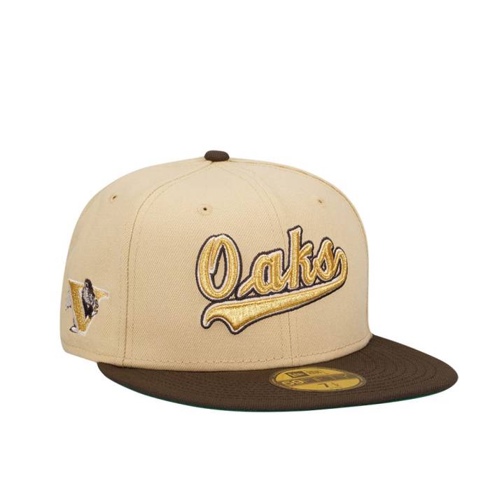 ニューエラ New Era 【 Visalia Oaks Vegas Gold Prime Two Tone Edition 59Fifty Fitted Hat Men White 】 ベガス ゴールド バッグ 小物 ブランド雑貨 帽子 メンズ帽子 キャップ メンズ 白色 ホワイト